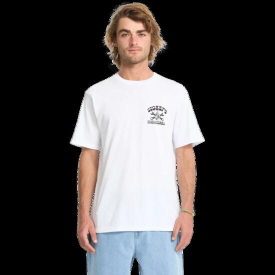 T-shirt - Skate - Homme - Stoneys - Manches courtes, imprimé - Blanc