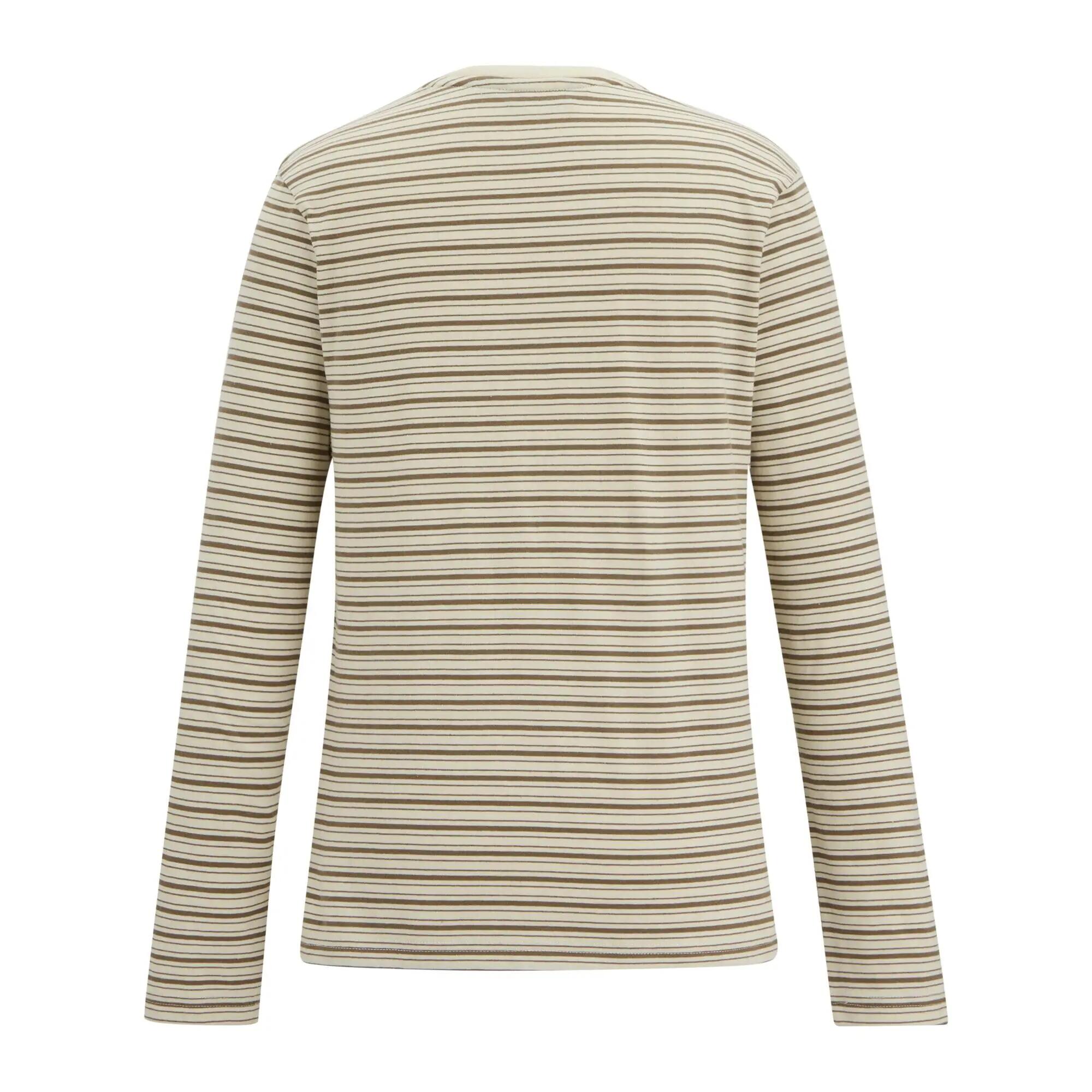 Federica Damen-Langarmshirt mit Rundhalsausschnitt und Streifen 8/10