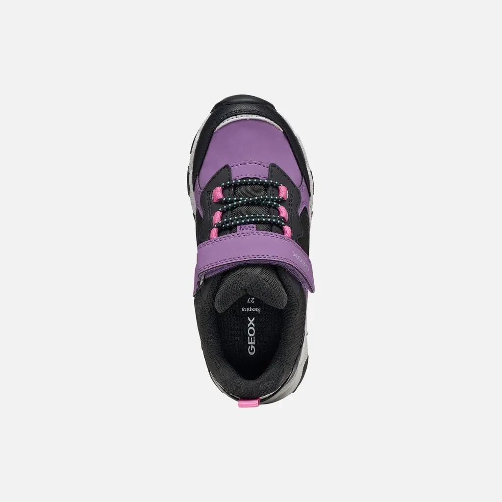 Baskets Fille MAGNETAR GIRL Violet/Noir 6/7