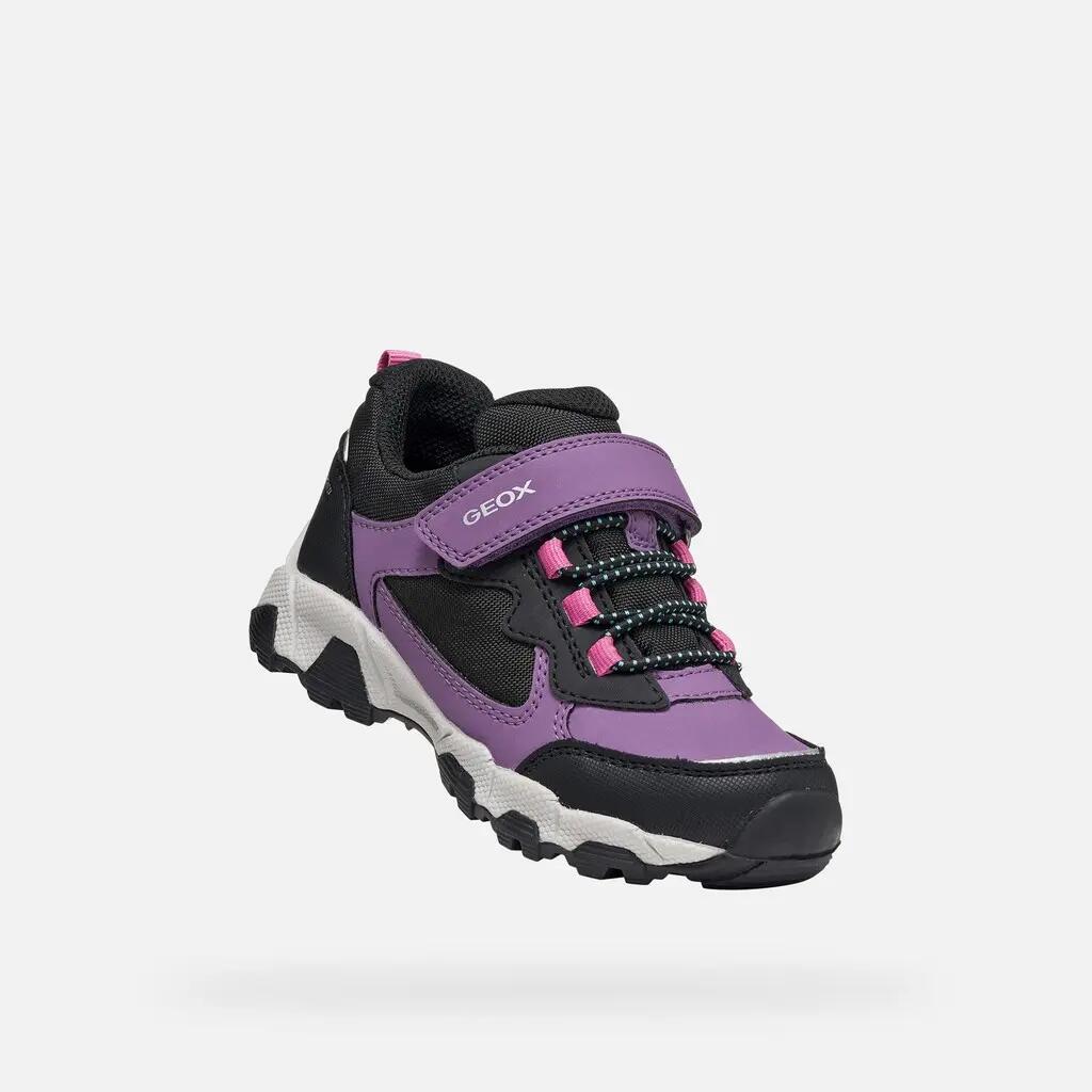 Baskets Fille MAGNETAR GIRL Violet/Noir 5/7