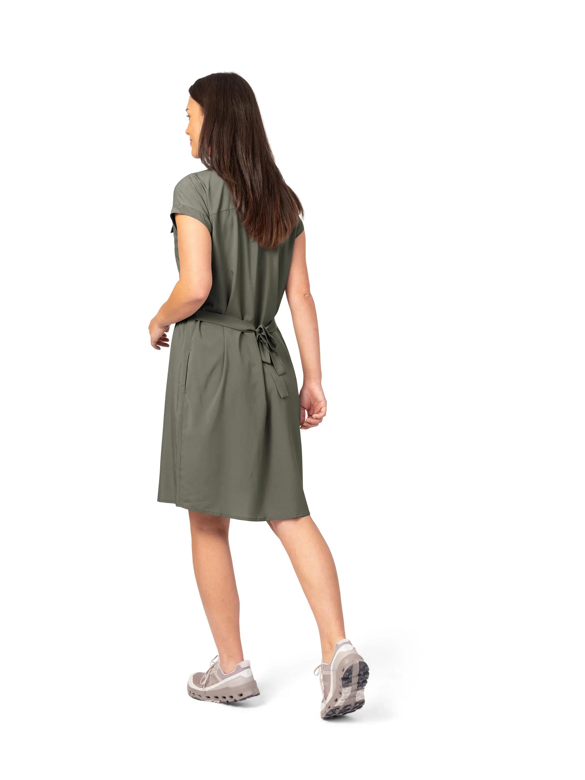 Abito-camicia elasticizzato da donna Hannah 7/8