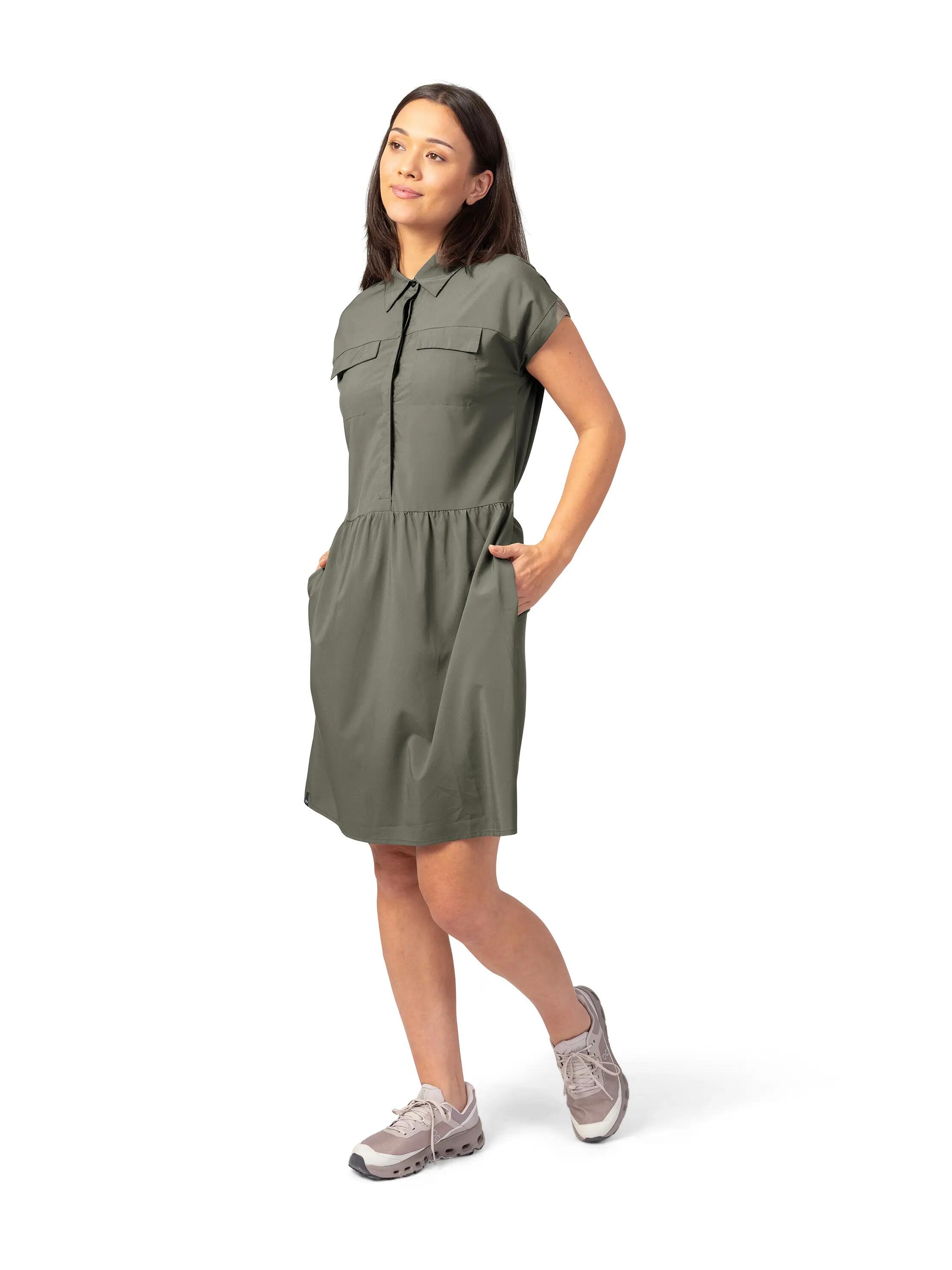 Abito-camicia elasticizzato da donna Hannah 2/8
