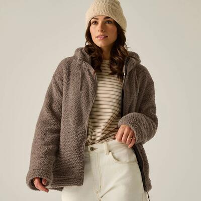 Dames evelina fleece met volledige ritssluiting