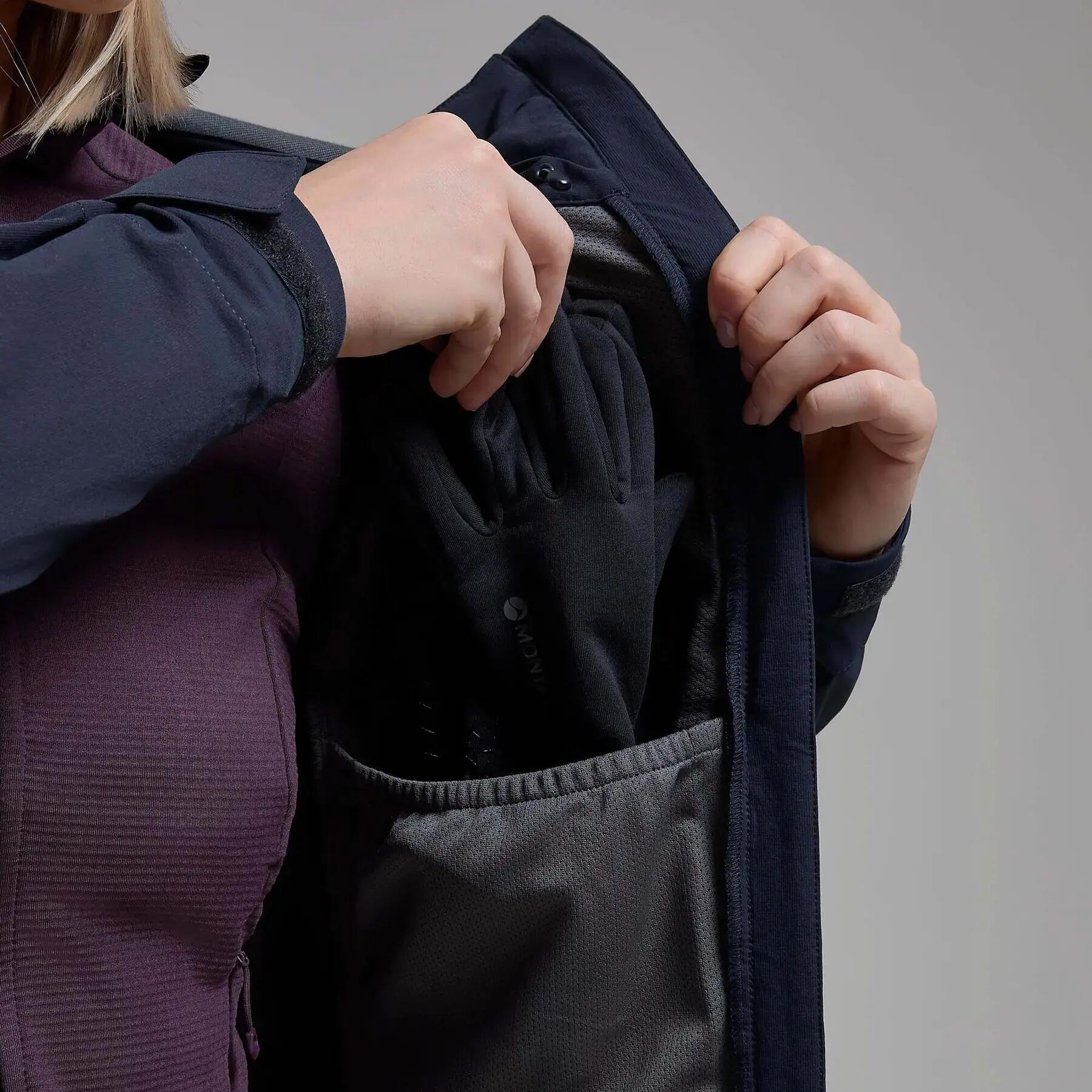 Windjack met capuchon voor dames Montane Nordes 5/6