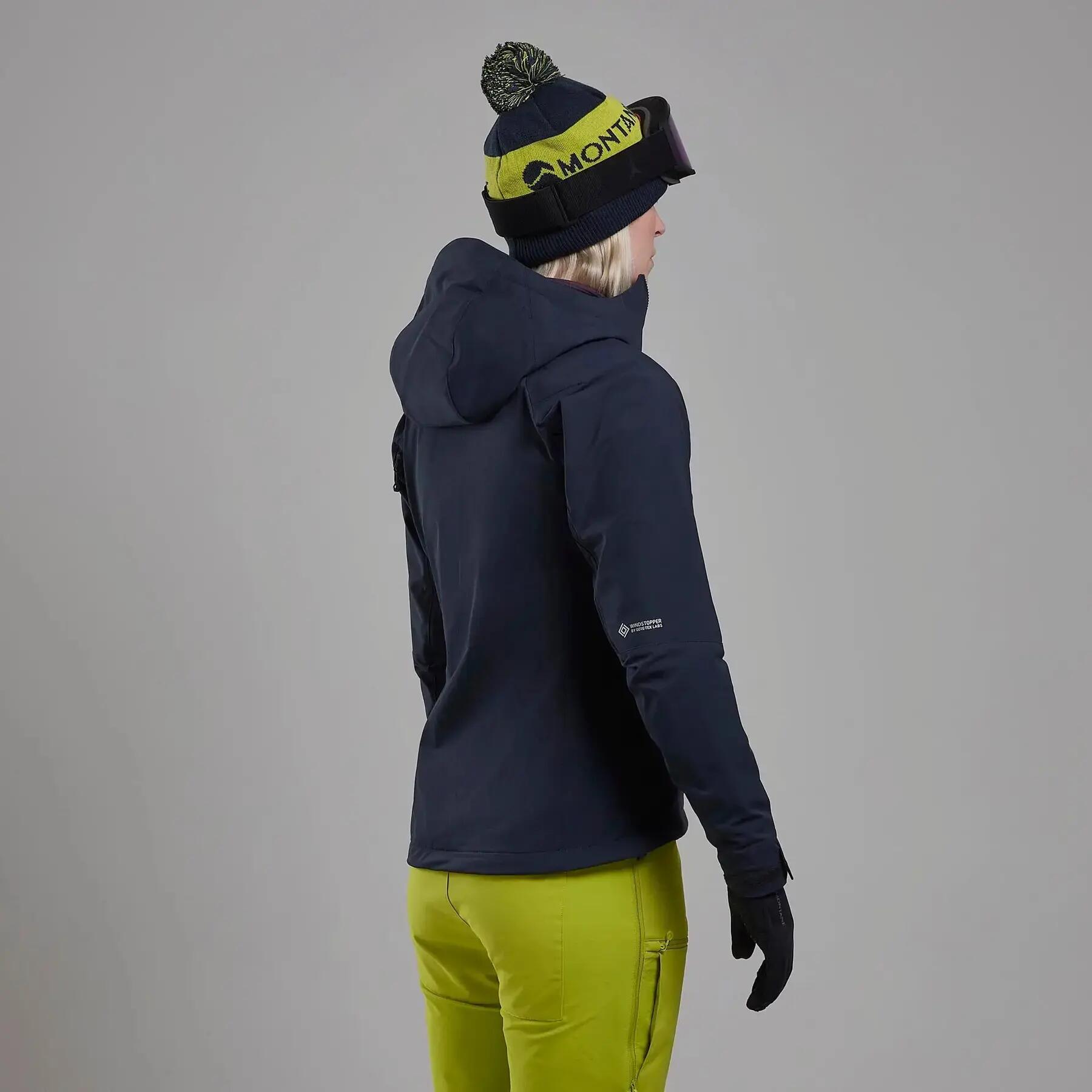 Windjack met capuchon voor dames Montane Nordes 3/6