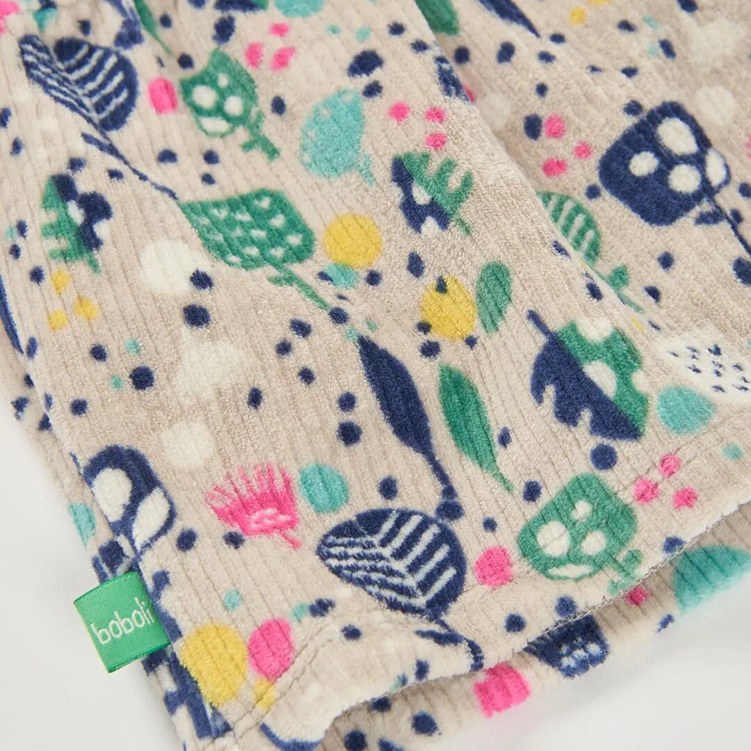 Vestido punto estampado árboles multicolor bebé 4/4
