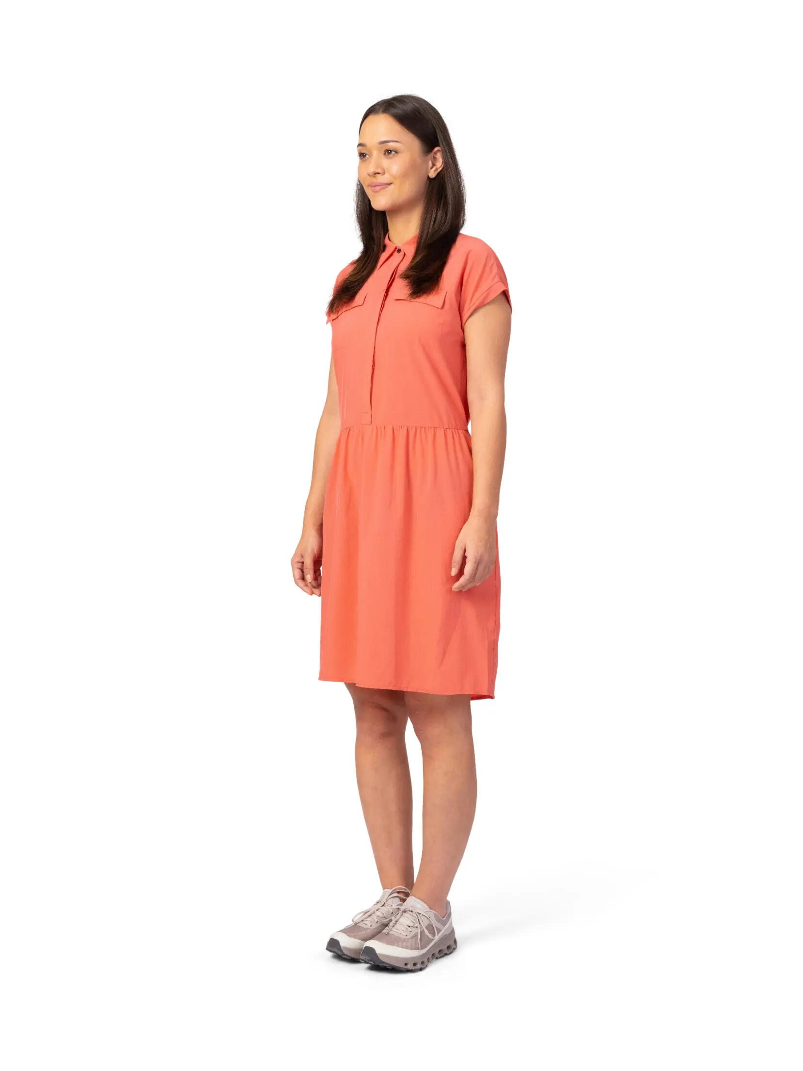 Vestido-camisa elástico para mulher Hannah 5/8