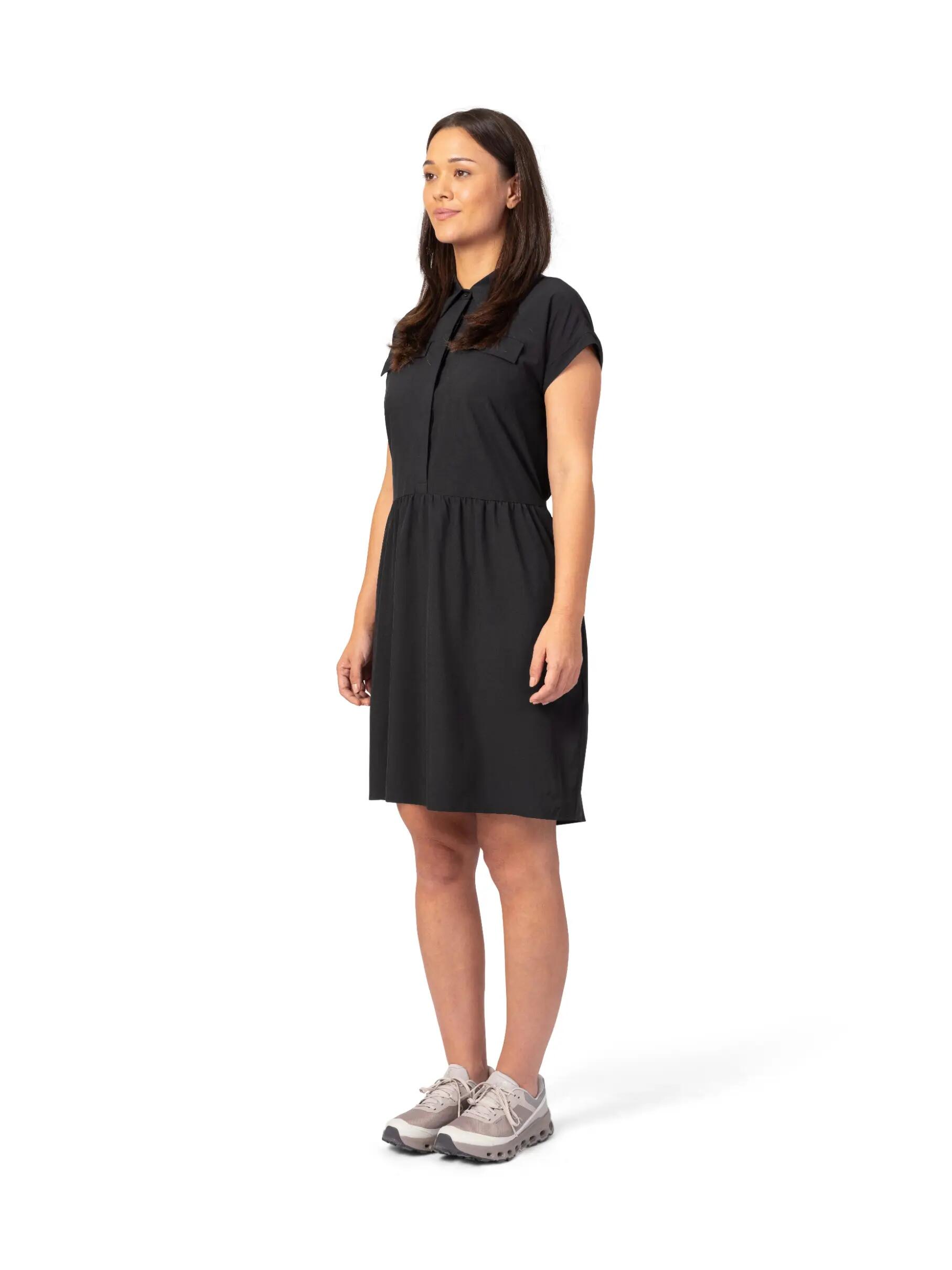 Vestido-camisa elástico para mulher Hannah 5/8