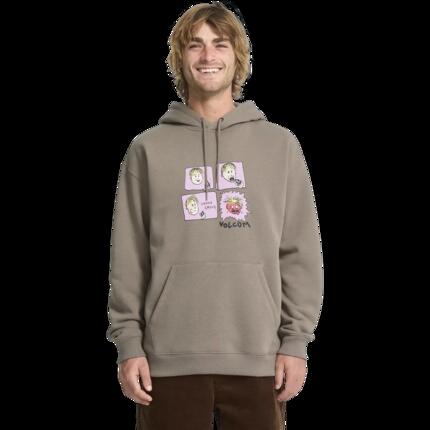 Sweat - Skate - Homme - Coupe ample, polaire avec capuche - Chomp Chomp - Noir