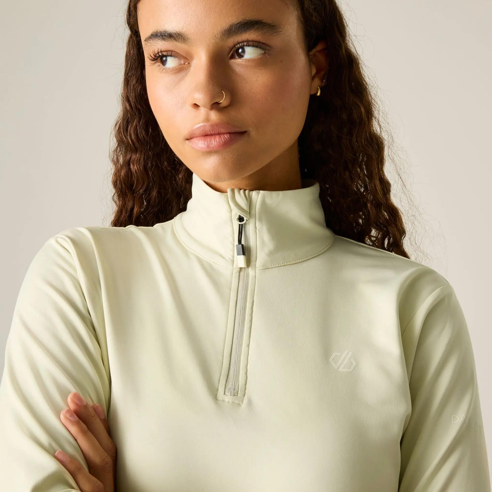 Pullover Sweat Fleece Ski Dames Midlayer Lowline II 3/7