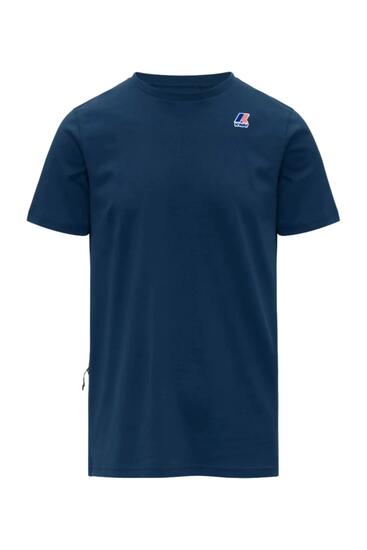 t-shirt - casual - unisexe - léger, pliable, zip latéral - Leonide - blanc