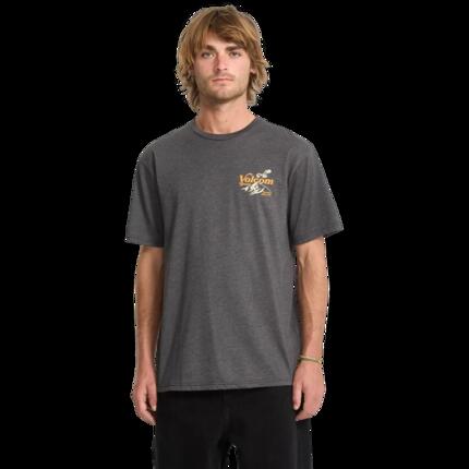 T-shirt - Skate - Homme - Back Country - Imprimé - Noir