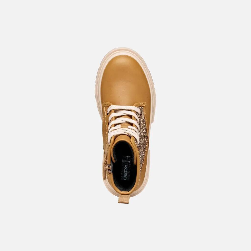 Bottines Fille J KARSYN GIRL Biscuit/Bronze Clair 7/7
