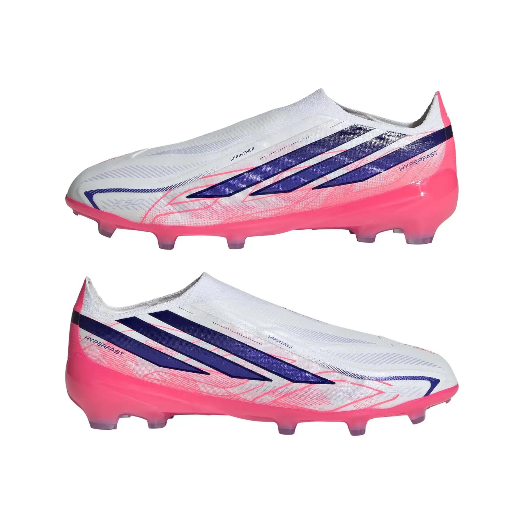 Sapatos de futebol para crianças adidas F50 Hyperfast Elite LL FG 4/7