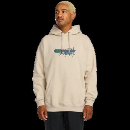 Sweater - Skate - Heren - Loose fit, fleece, VSC Tripper - Beige