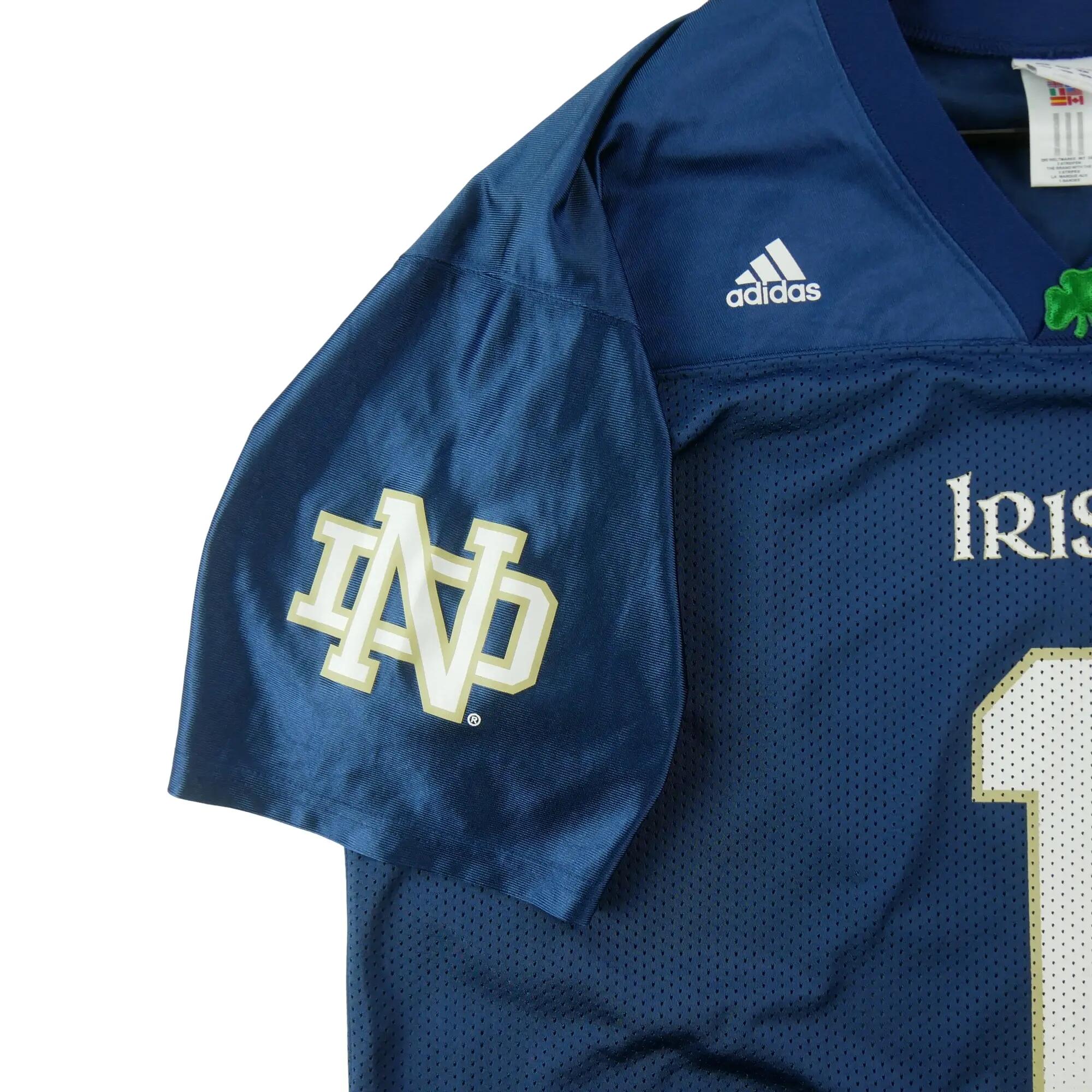 Seconde vie - Maillot Homme NCAA Notre Dame Y2K Bleu - Excellent 5/7