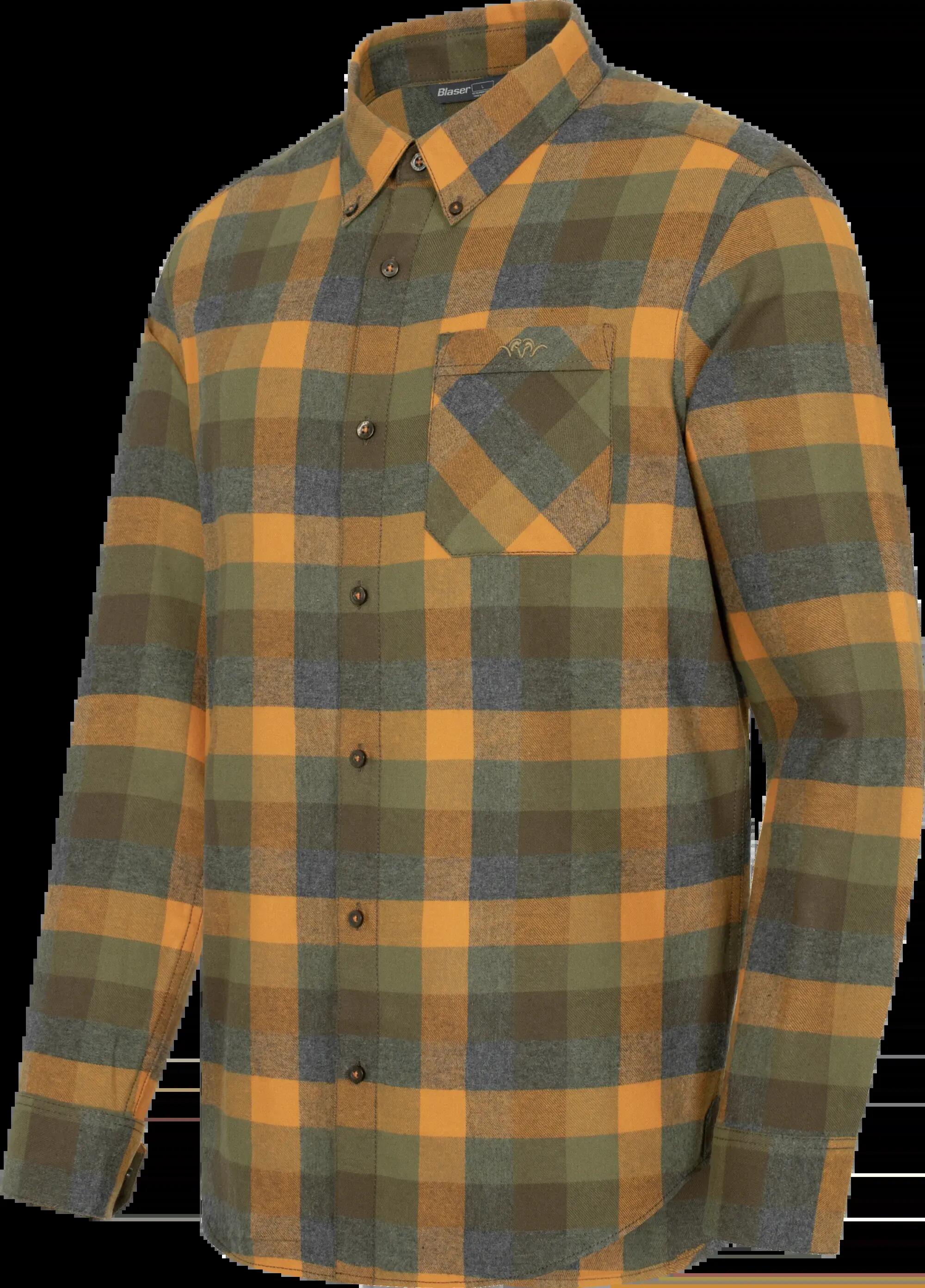 Hemd Marvin Flanell Herren - Grün 4/4