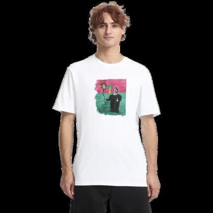 T‑shirt Skate Homme classique imprimé Issam - Blanc