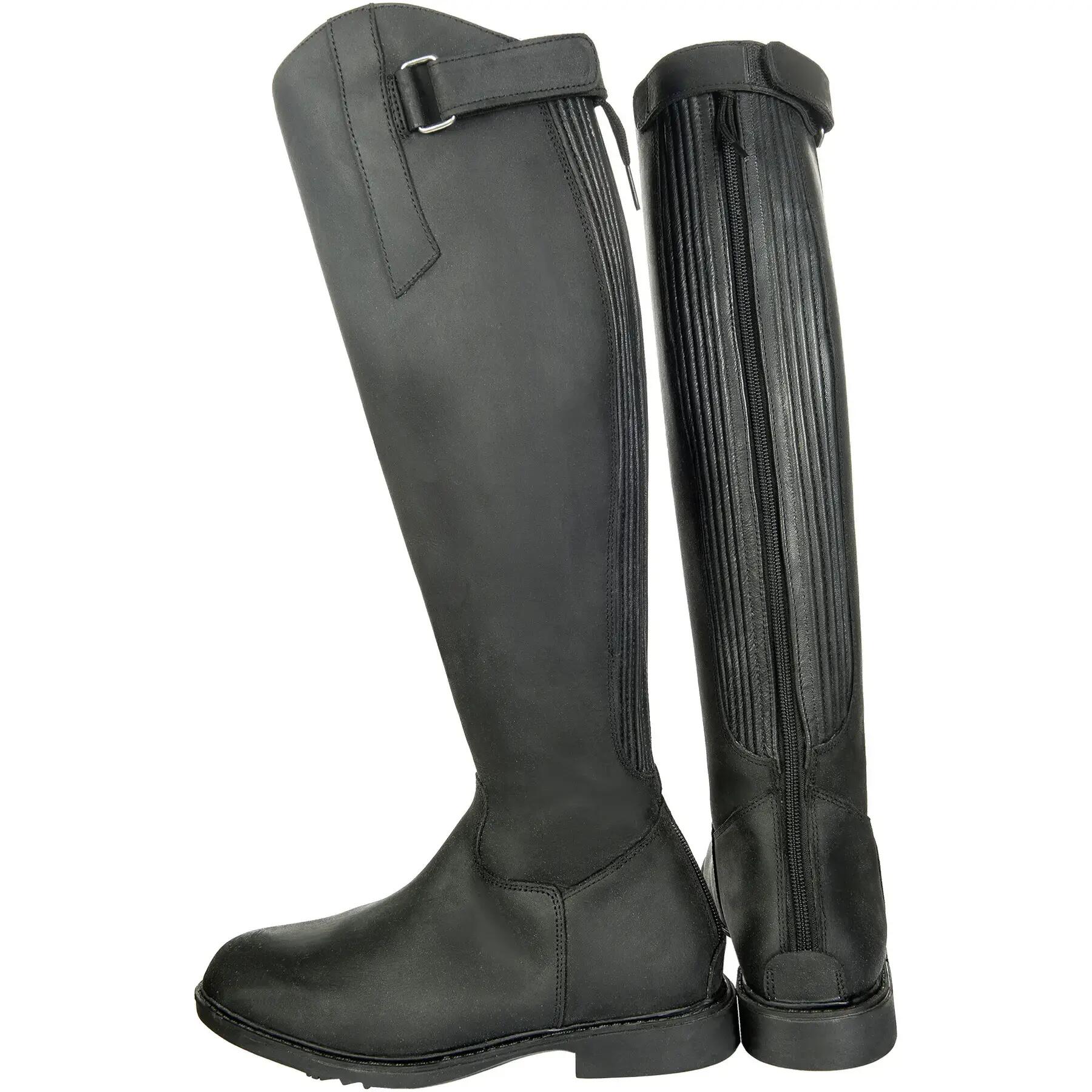 Stivali da equitazione in pelle da donna HKM Flex Country Normal 2/3