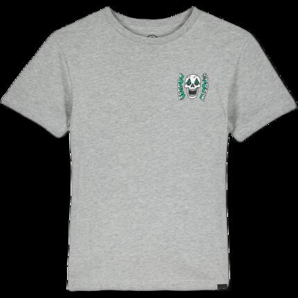 T-shirt - Skate - Garçon - Classique, imprimé Skeltone - Gris