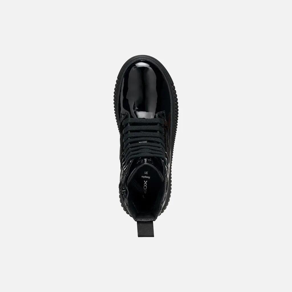 Bottines Fille J LAQUINNY GIRL Noir 6/7