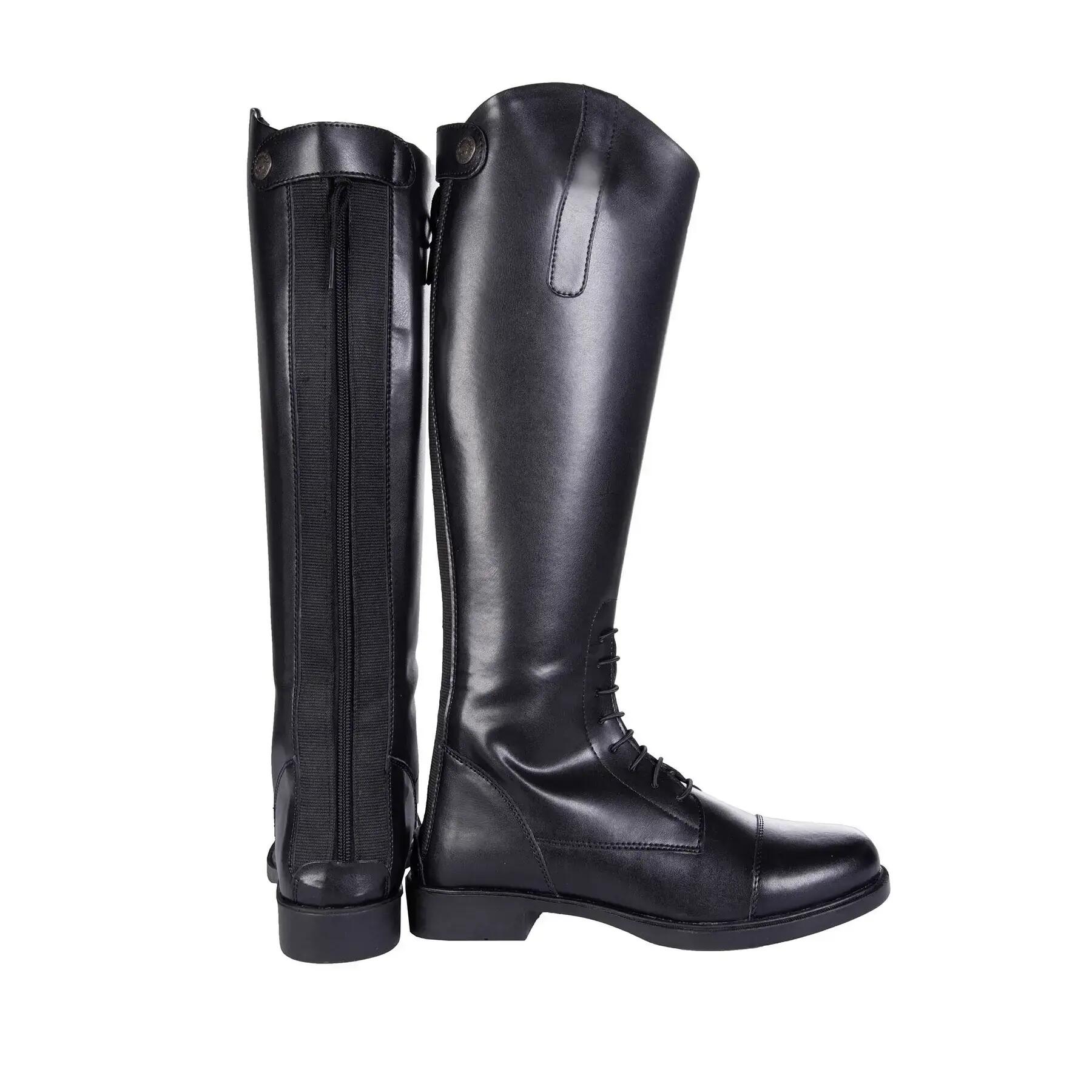 Botas de montar em pele para mulher HKM New Fashion Damen Long 2/2