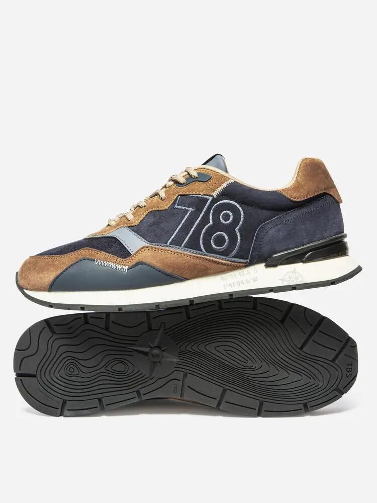 Chaussures running - Course - Homme - Confort, lacets - DINBOAT - Bleu 5/5