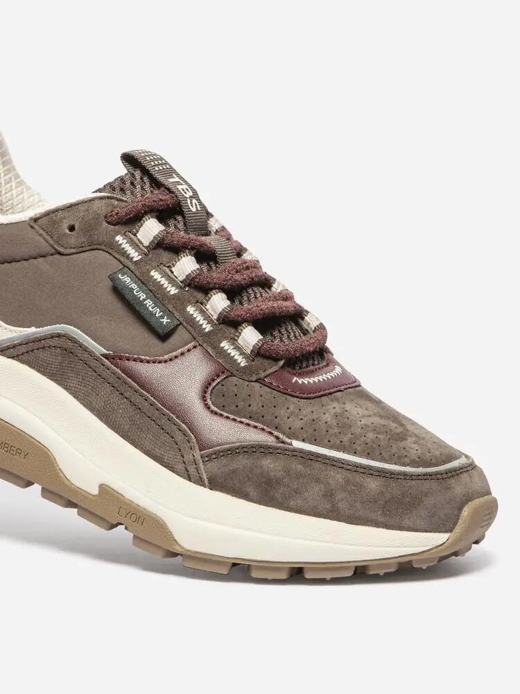 Chaussures - Running - Femme - Confort lacets, talon 35 mm - JAZONNE Marron 3/5
