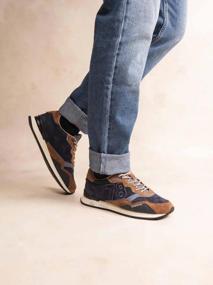 Chaussures running - Course - Homme - Confort, lacets - DINBOAT - Bleu 2/5