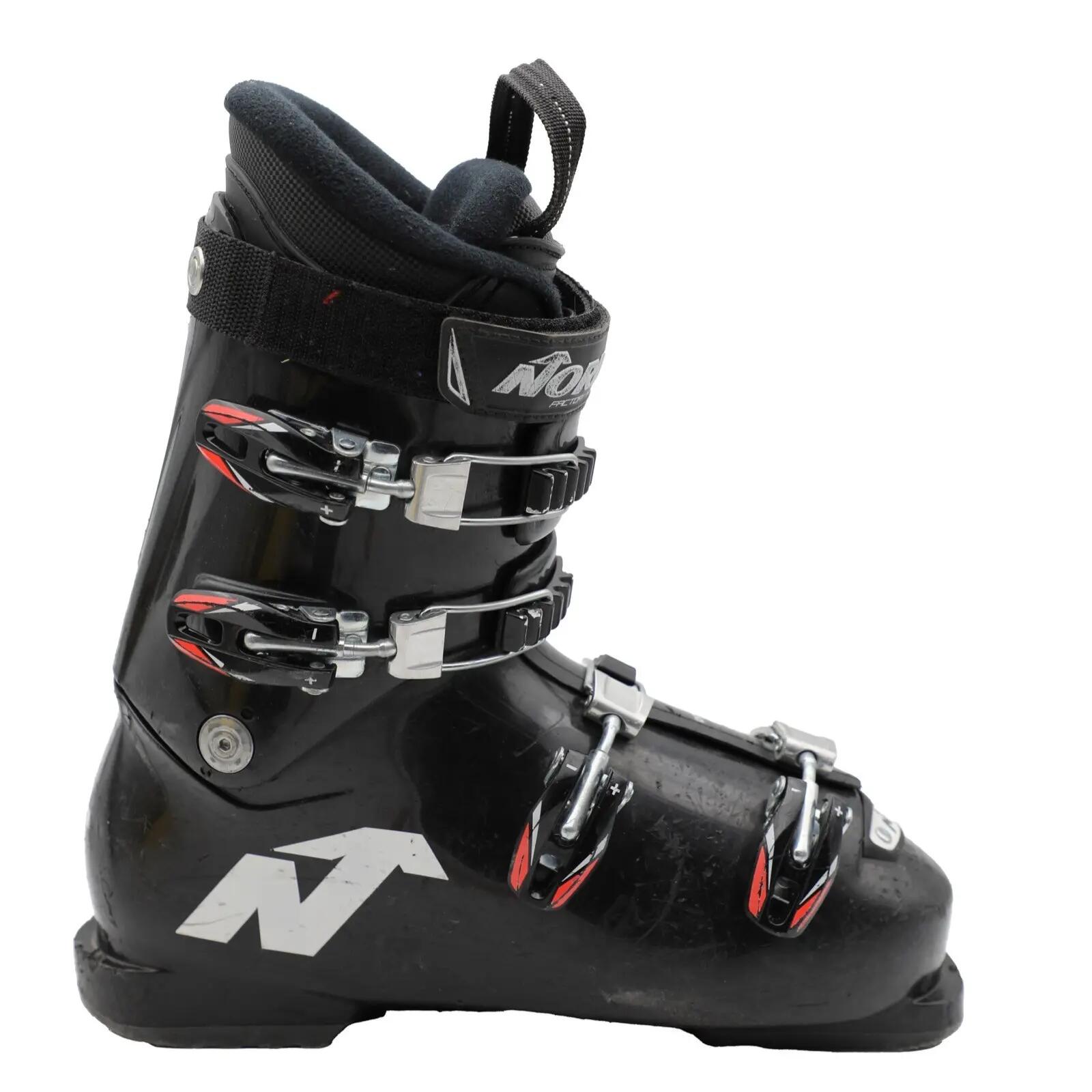 TWEEDEHANDS - Gebruikte Skischoen Junior Nordica Dobermann Gp 60_4 Haken + Riem 1/4
