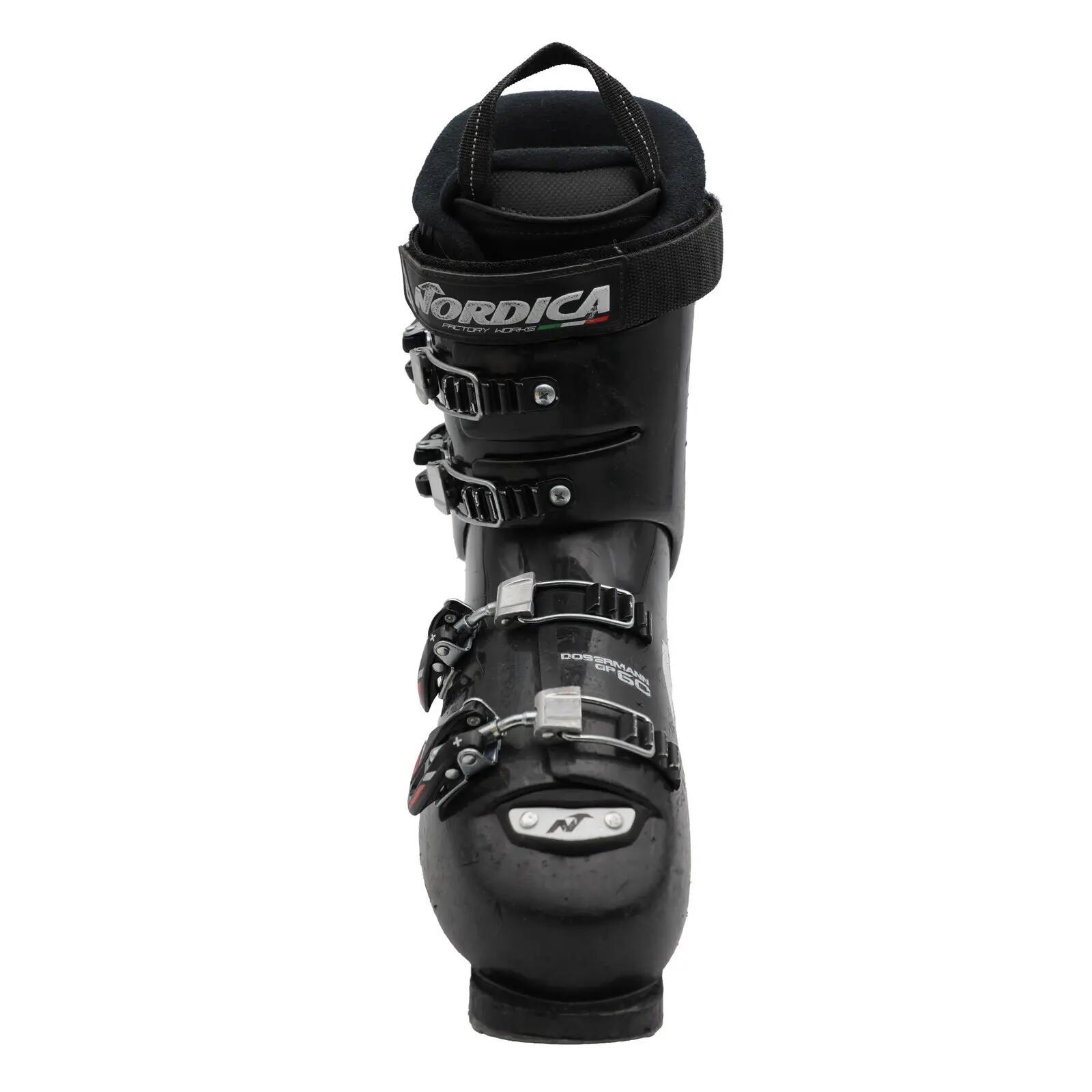 TWEEDEHANDS - Gebruikte Skischoen Junior Nordica Dobermann Gp 60_4 Haken + Riem 4/4