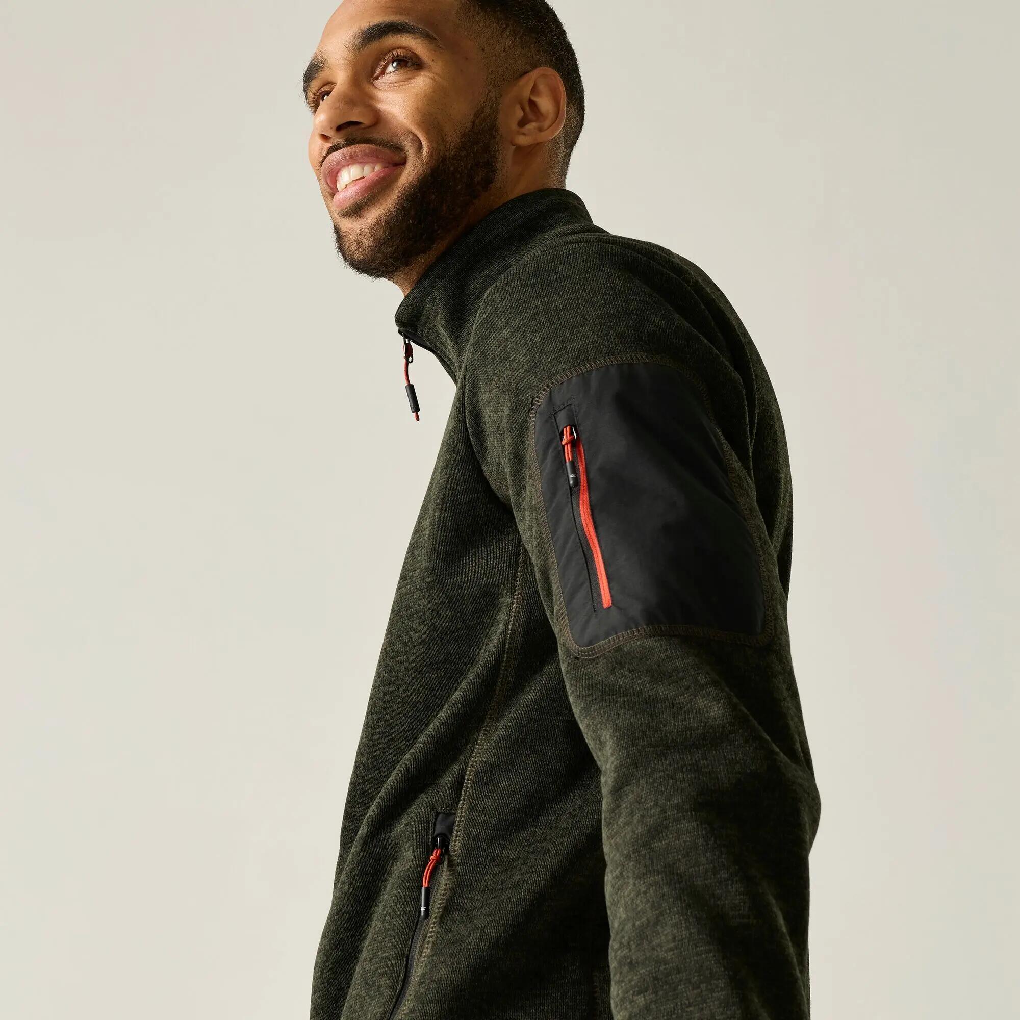 Newhill Wärmendes Stretch-Fleece mit durchgehendem Reißverschluss für Herren 4/10