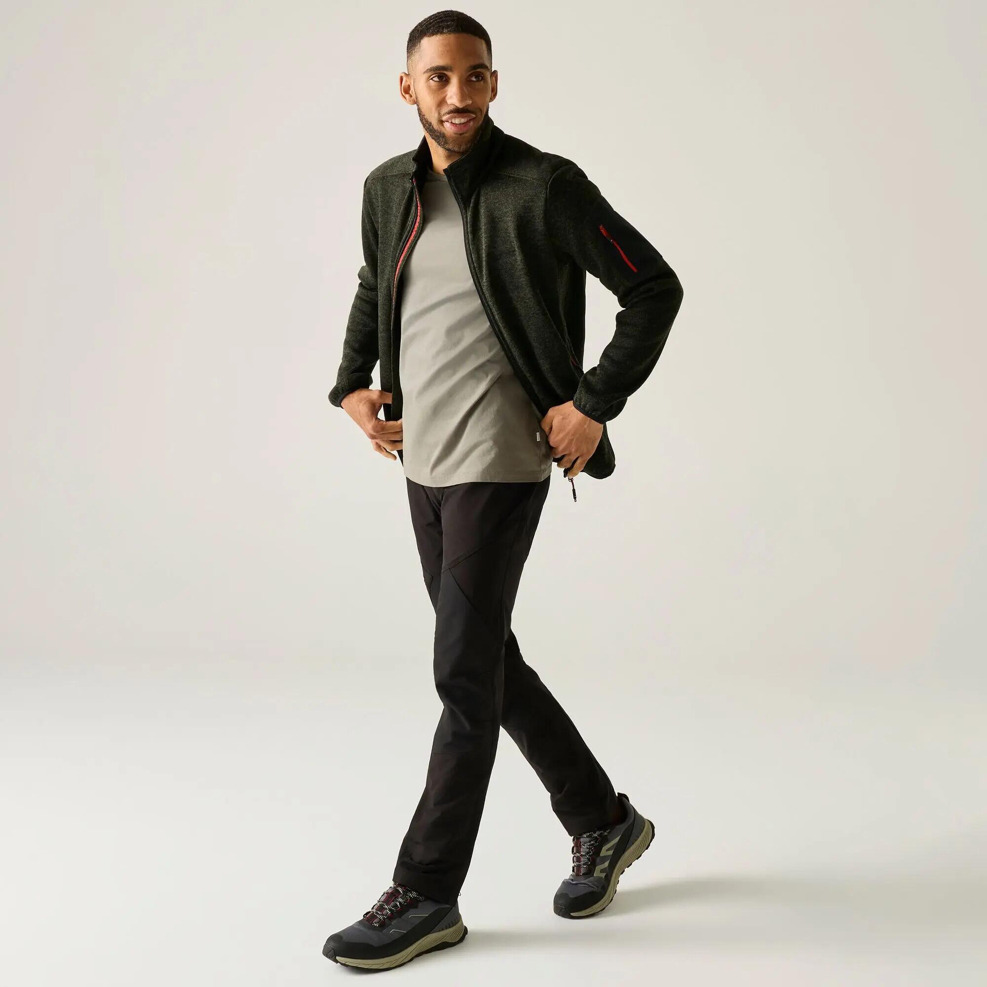 Newhill Wärmendes Stretch-Fleece mit durchgehendem Reißverschluss für Herren 2/10