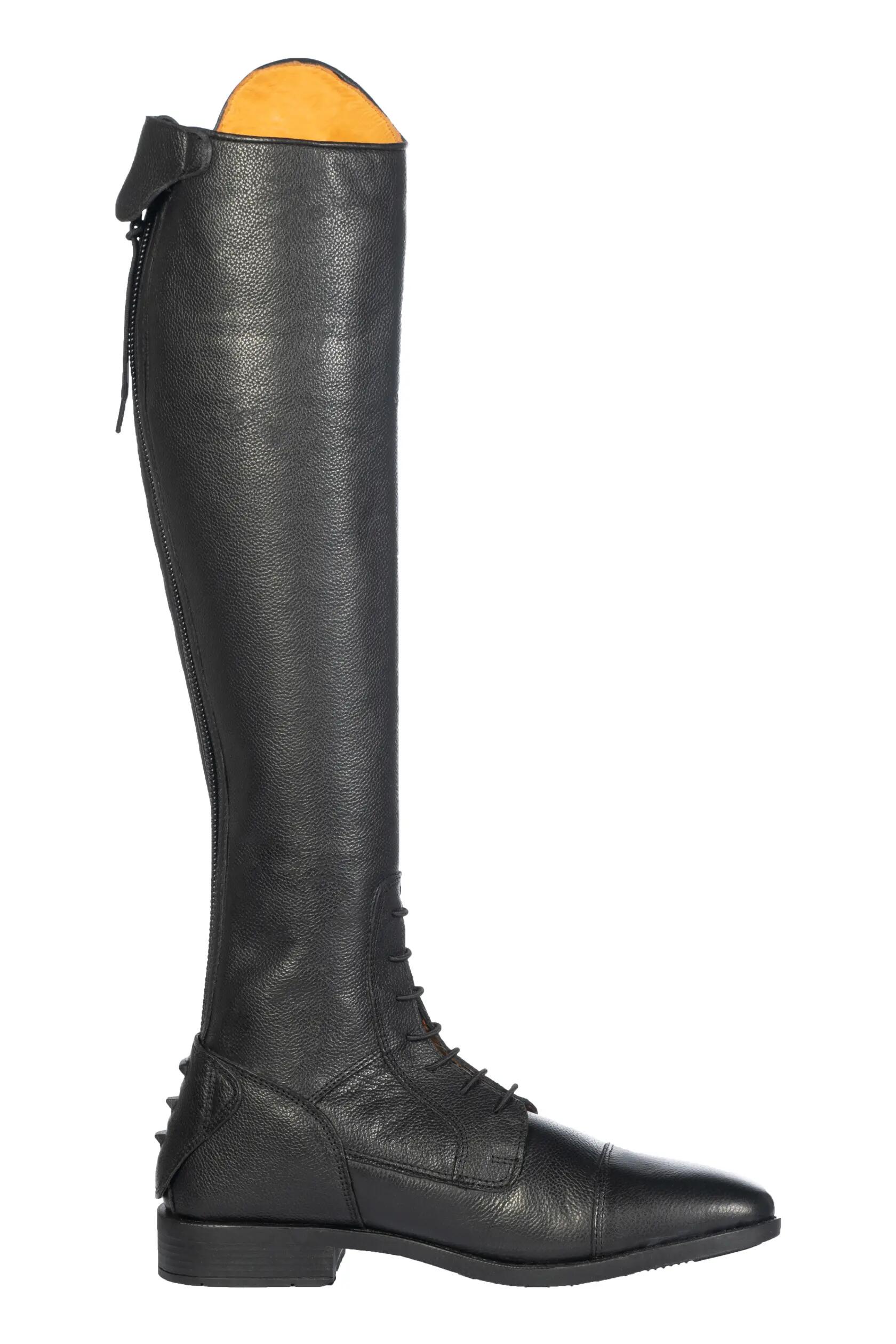 Leather riding boots HKM Titanium Style Short/Width L 3/6