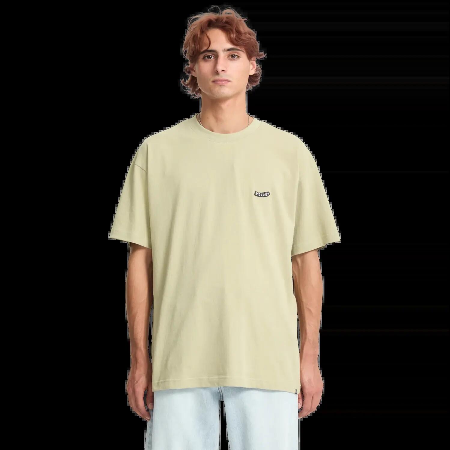 Camiseta - Skate - Hombre - Bordada, corte holgado - Pistol Stone - Verde 1/1