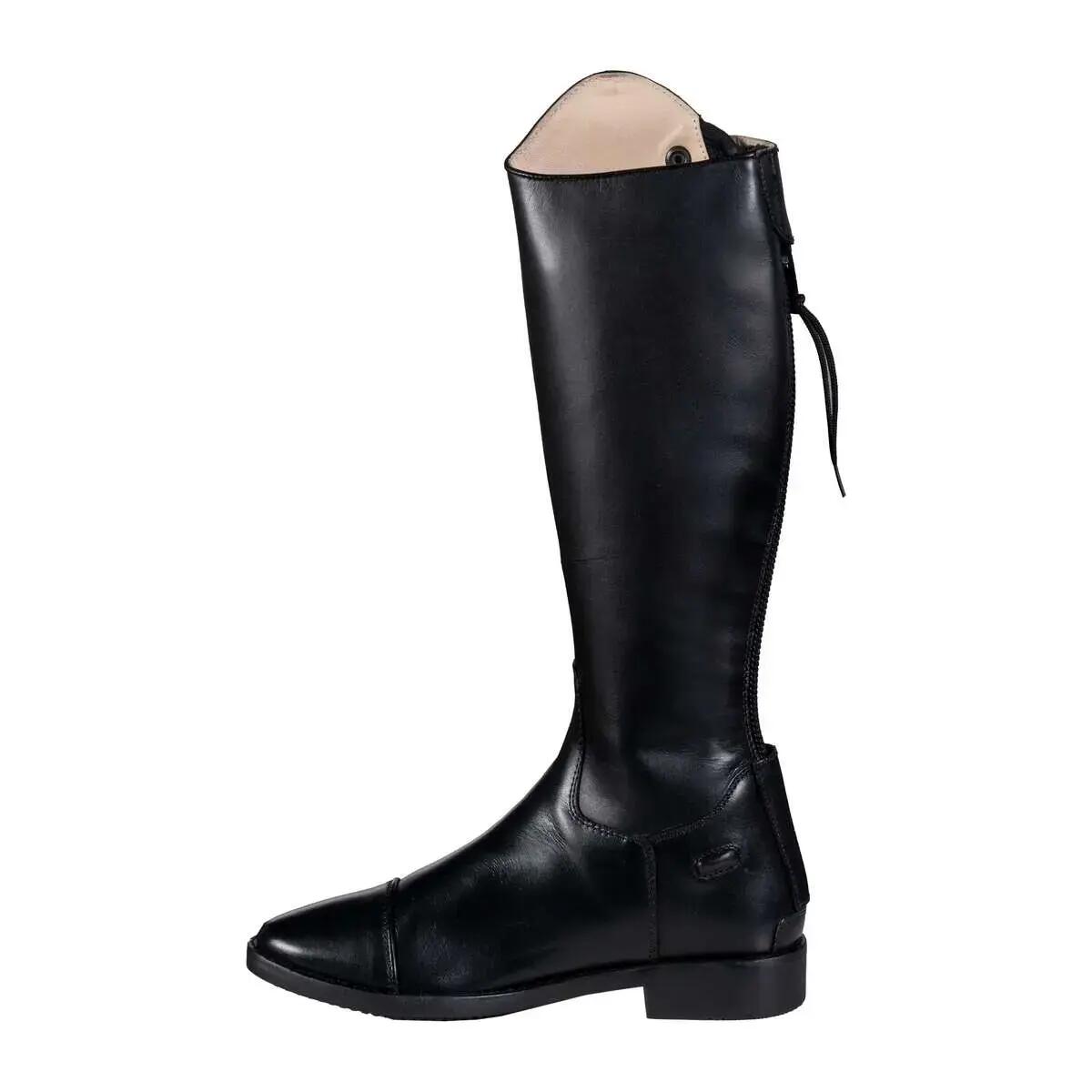 Dziecięce skórzane buty jeździeckie HKM Oxford Long/Extra slim 3/4