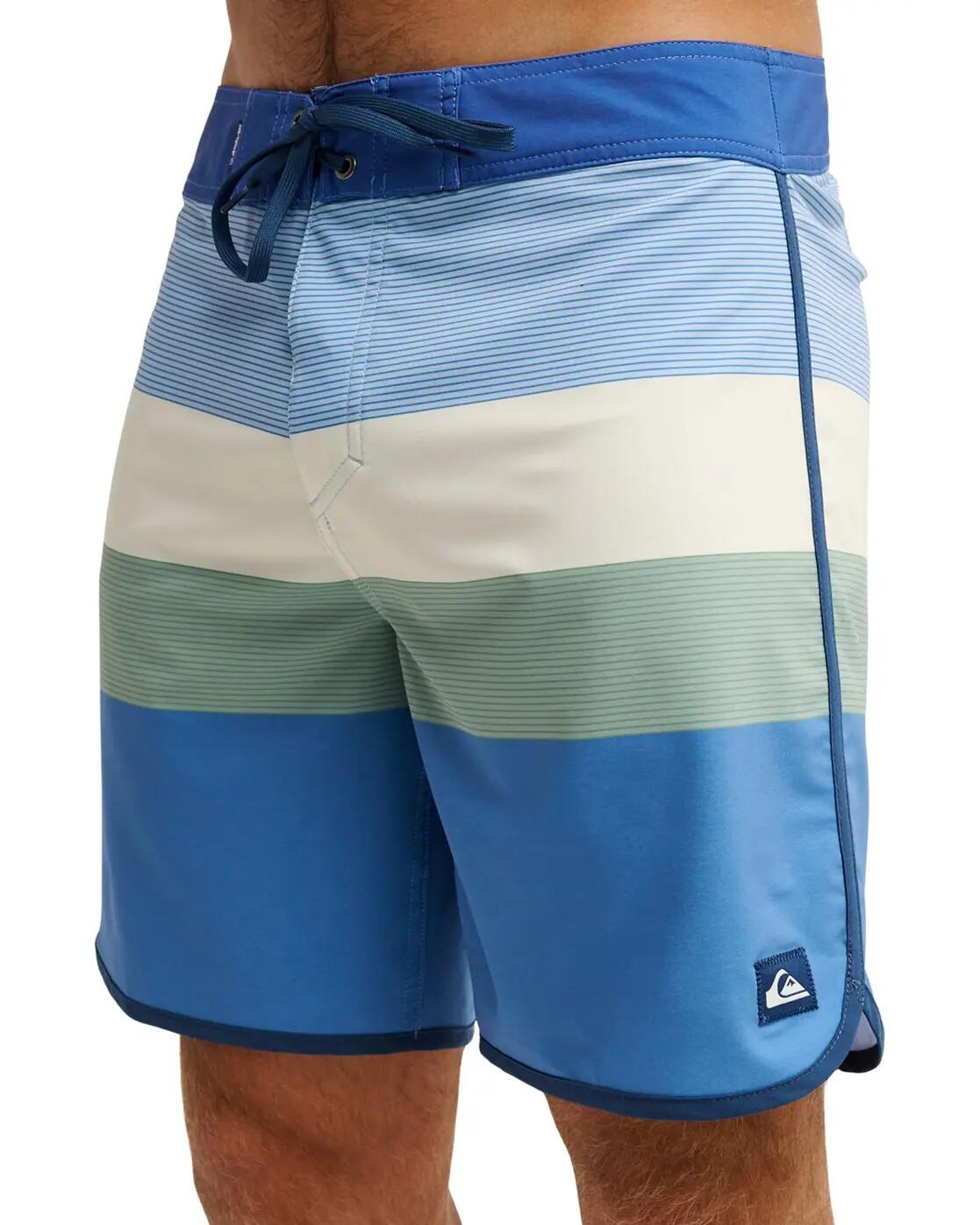 Boardshort SURFSILK SCALLOP 18" Bleu Homme 4/4