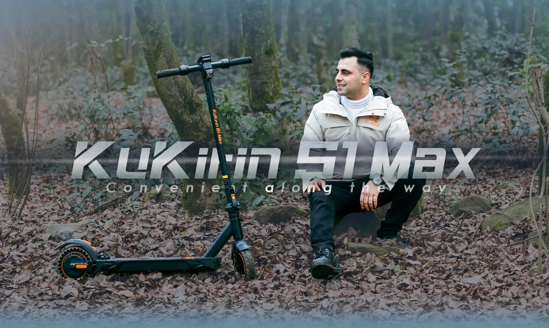 Trotinete elétrica Kukirin S1 Max 350W 36V dobrável 5/12