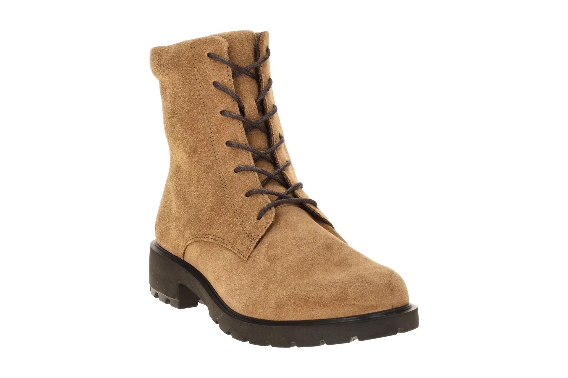 Ecco Metropole Vienna Stiefel Boots braun Velour 231303 3/7