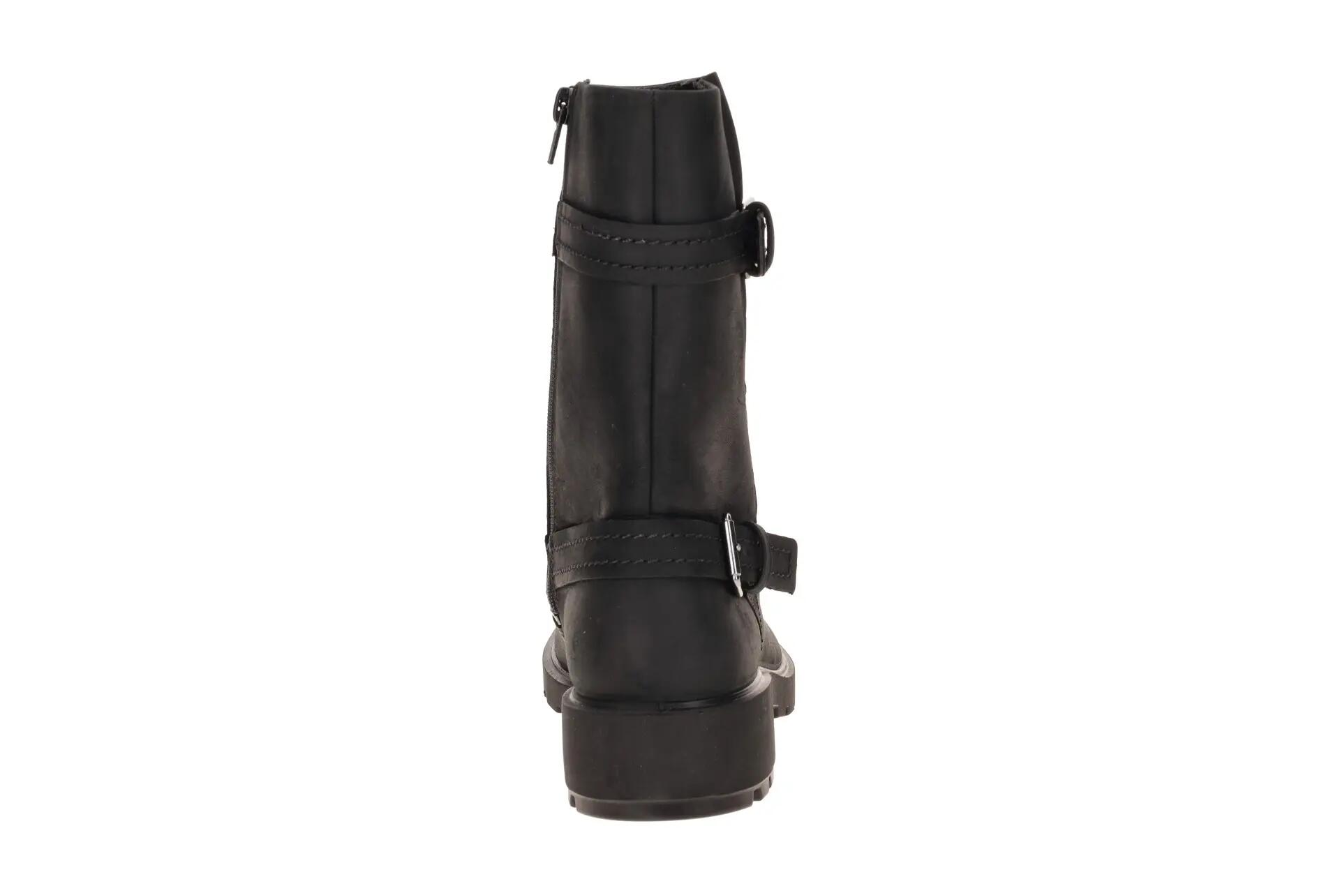 Ecco Metropole Vienna Stiefel schwarz Biker Boot 231383 5/7