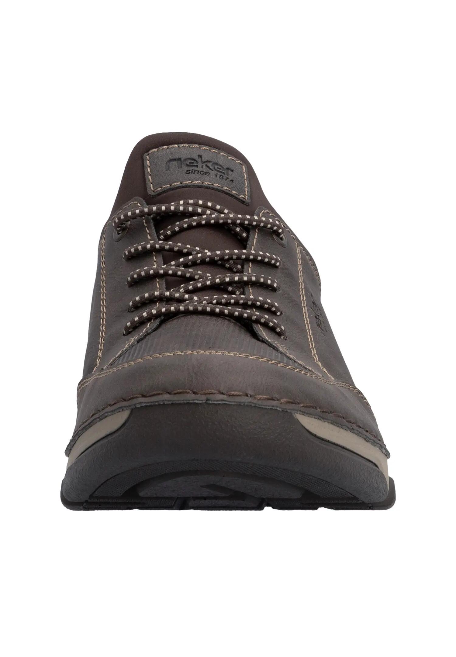 Rieker Herren Slipper  Halbschuhe Leder Komfort 15950-25 Brown 5/6