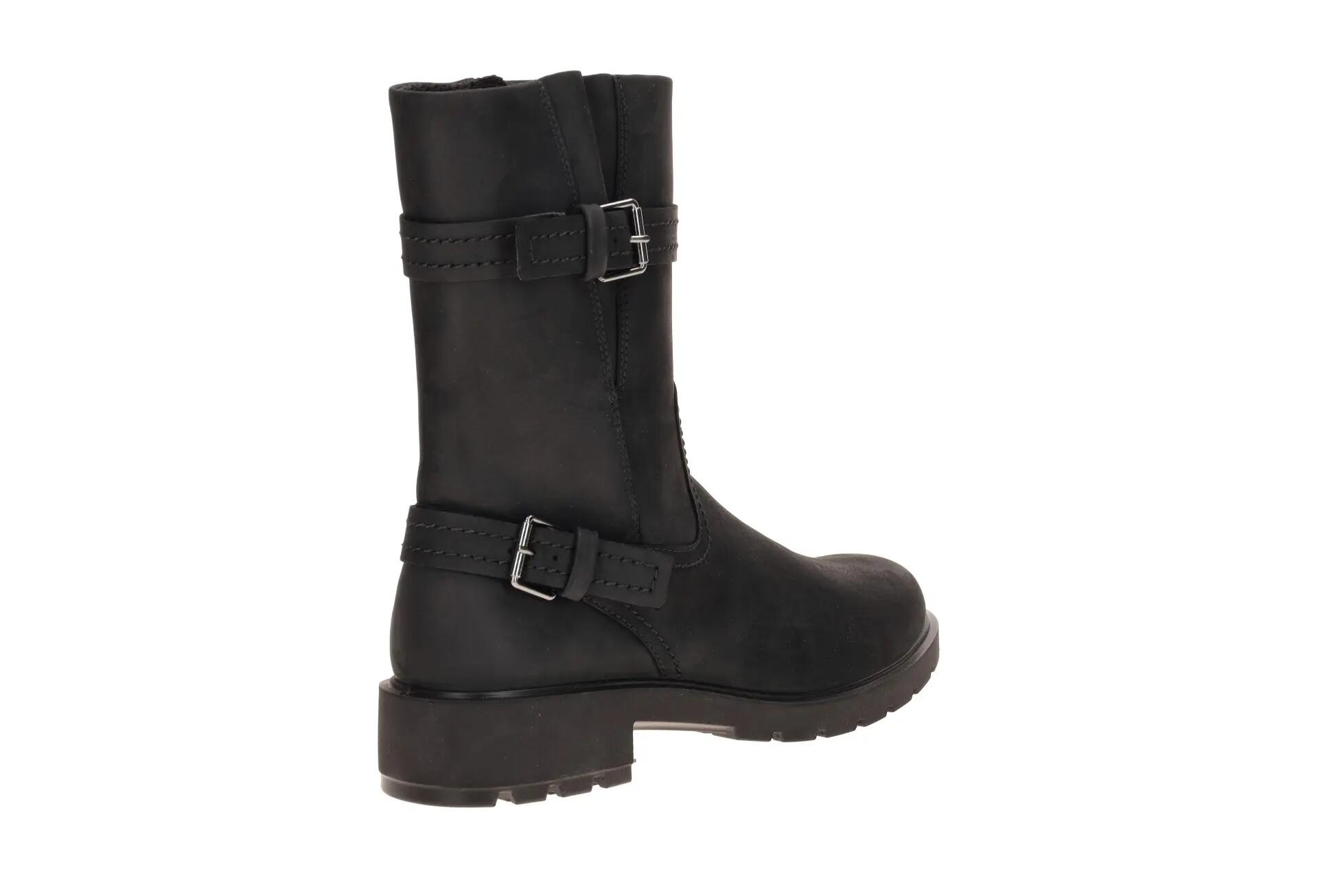 Ecco Metropole Vienna Stiefel schwarz Biker Boot 231383 4/7
