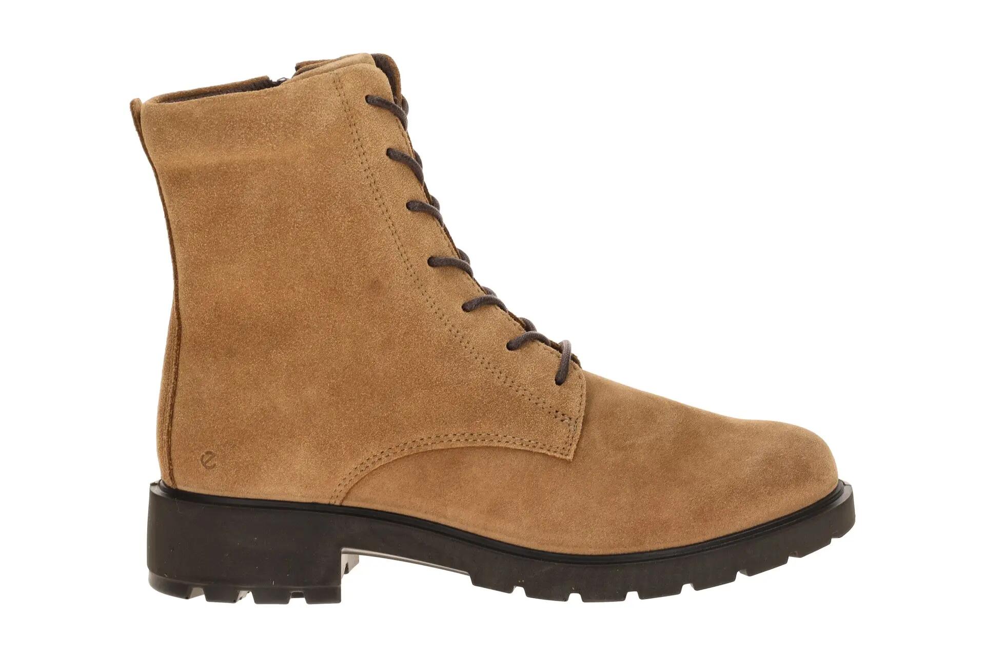 Ecco Metropole Vienna Stiefel Boots braun Velour 231303 2/7