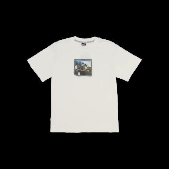 Camiseta - Skate - Unisex - Estampada - Machines - Beige