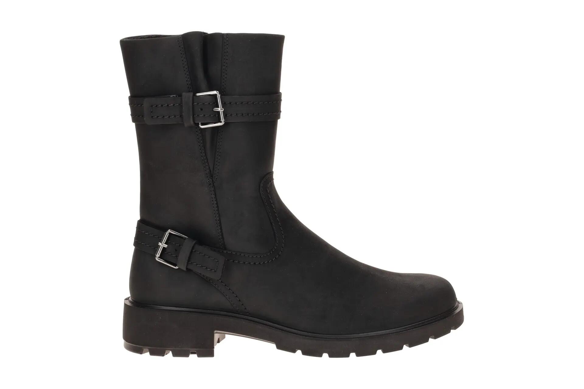 Ecco Metropole Vienna Stiefel schwarz Biker Boot 231383 2/7