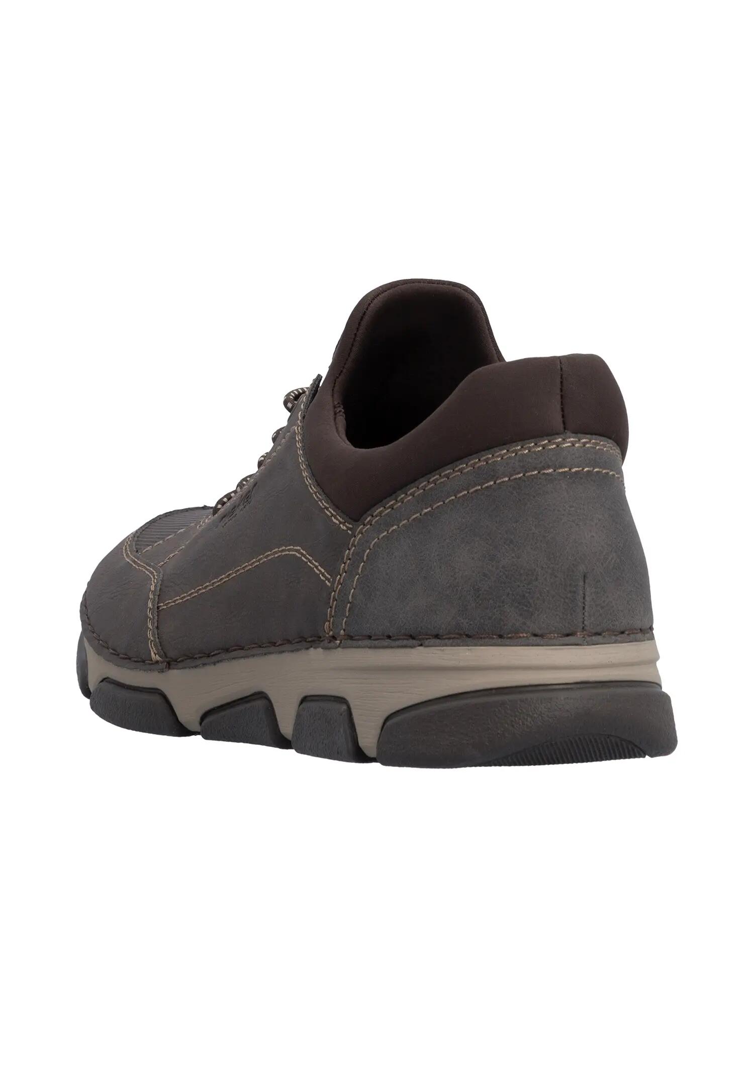 Rieker Herren Slipper  Halbschuhe Leder Komfort 15950-25 Brown 2/6