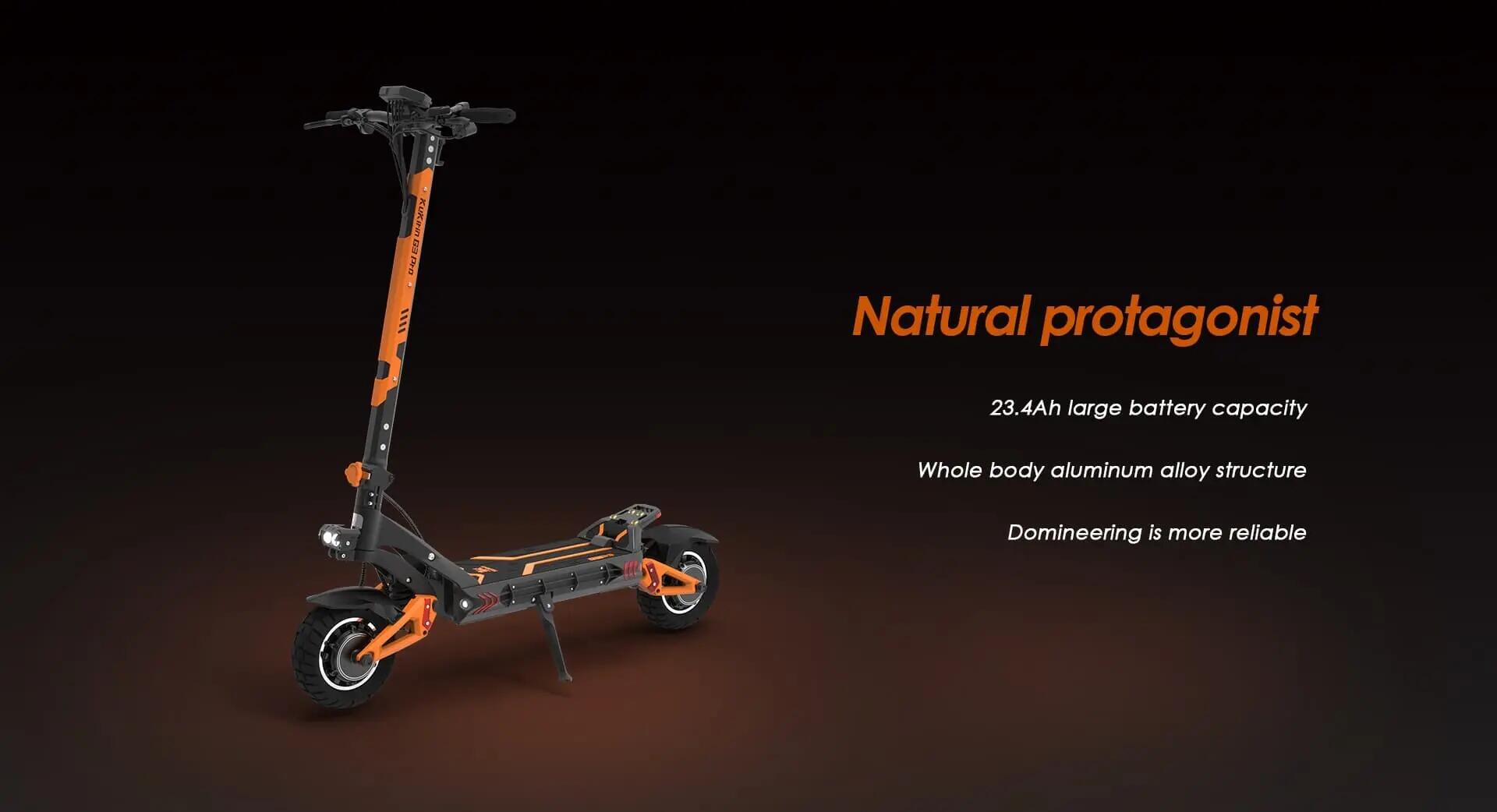 Trottinette électrique Kukirin G3 Pro 2 × 1200W 52V pliable 11/12