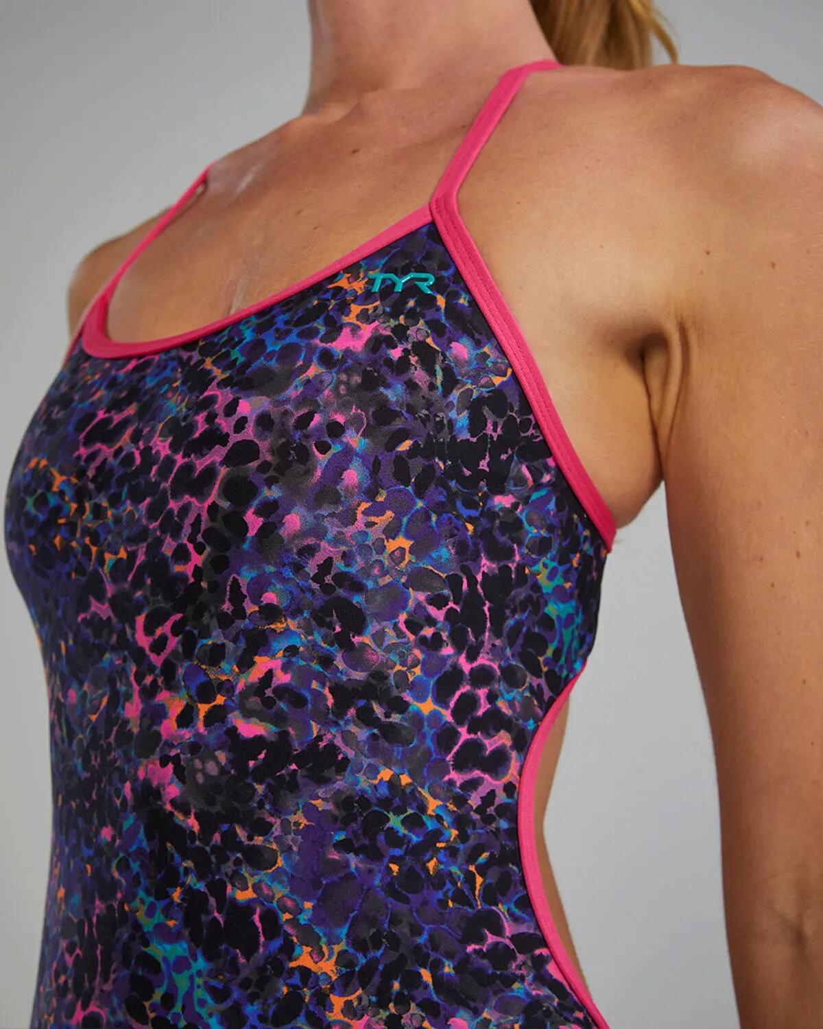 Fato de banho TYR Durafast Elite® Trinityfit Stipple para mulher 4/5