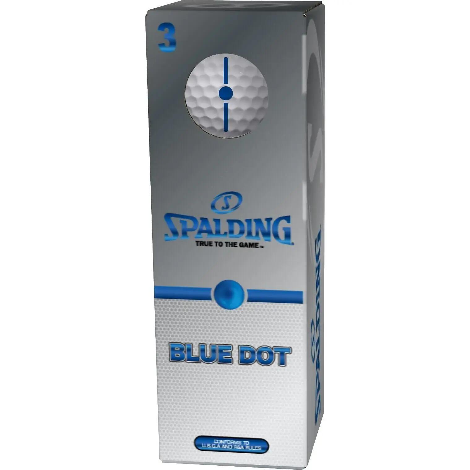 Piłeczki golfowe Spalding Blue Dot (x15) 3/3