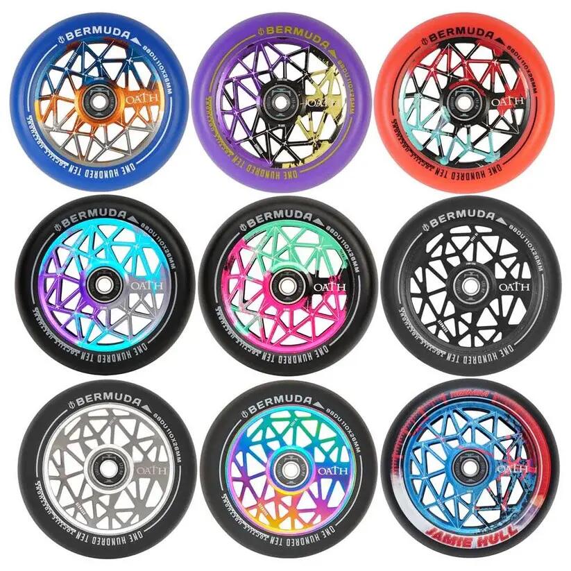 OATH Roue Bermuda 110mm Orange Bleu Titanium [x2] 5/6